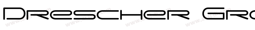 Drescher Grotesk BT字体转换